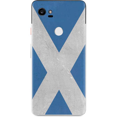 Scotland Flag Distressed Google Pixel 2 XL Skin